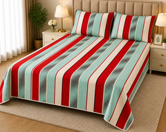 DIVINE PREMIUM PURE COTTON KING BEDSHEET 3 PCS