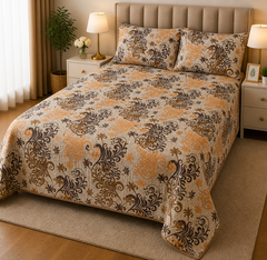 DESERT PREMIUM COTTON KING BEDSHEET 3 PCS