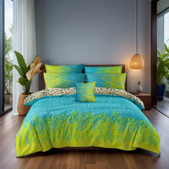 7 Pcs Comforter Set DZ-76 ( light weight filling )