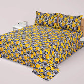 DZ-1046 PREMIUM COTTON KING BEDSHEET 3 PCS