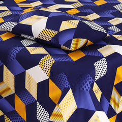 BLK PRINTED PURE COTTON BEDSHEET NL-19