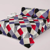 AESTHETIC SKINY PRINTED PURE COTTON BEDSHEET NL-09