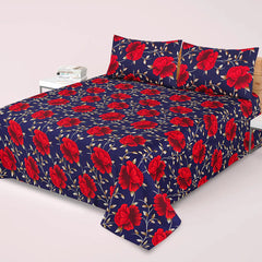 CLASSIC BAR PRINTED PURE COTTON BEDSHEET NL-14