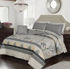 7 Pcs Comforter Set DZ-68 ( light weight filling )