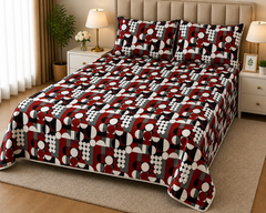 MIDNIGHT OSIS COTTON KING BEDSHEET 3 PCS