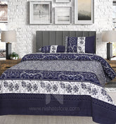 NIL-1003 PREMIUM COTTON KING BEDSHEET 3 PCS