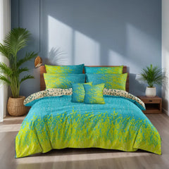 Double Bed 6 pc Winter Razai Set (Heavy Filling) DZ-23