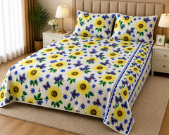 XARA PREMIUM COTTON KING BEDSHEET 3 PCS