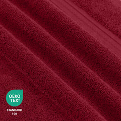 100% COTTON BATH TOWEL BURGUNDY