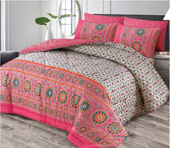 Double Bed 6 pc Winter Razai Set (Heavy Filling) DZ-39
