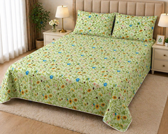 DZ-1031 PREMIUM COTTON KING BEDSHEET 3 PCS