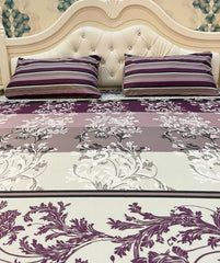 BADAR DZ COTTON KING BEDSHEET 3 PCS