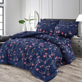 7 Pcs Comforter Set DZ-87 ( light weight filling )