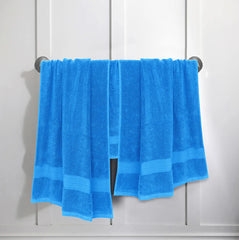 100% COTTON BATH TOWEL DEEP CYAN