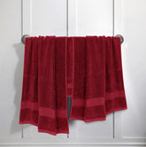 100% COTTON BATH TOWEL BURGUNDY