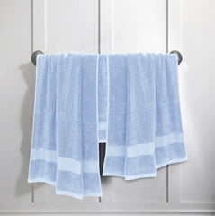 100% COTTON BATH TOWELSKY BLUE