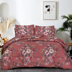 Pinkion Double Bed 6 pc Winter Razai Set (Heavy Filling) DZ-36