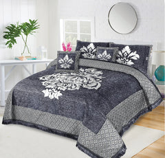 Velvet Bridal Bedsheet Set-5 Pcs Nishat-6576