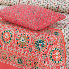 BOTANICAL COTTON KING BEDSHEET 3 PCS