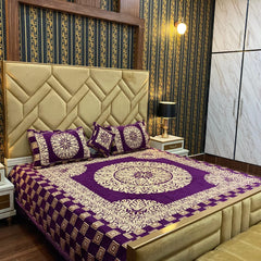 Velvet Bridal Bedsheet Set-4 Pcs Nishat-6590