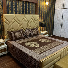 Velvet Bridal Bedsheet Set-4 Pcs Nishat-6596