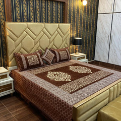 Velvet Bridal Bedsheet Set-4 Pcs Nishat-6597