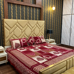 Velvet Bridal Bedsheet Set-4 Pcs Nishat-6595