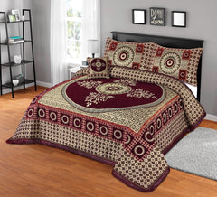 Velvet Bridal Bedsheet Set-4 Pcs Nishat-6610