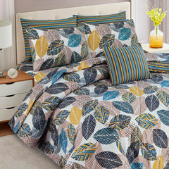 7 Pcs Comforter Set Nishat-1041 (Light Filling)