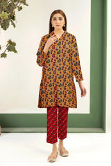 2 Piece – Cotton Digital Print Suit ( Design LS57)