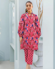 2 Piece – Cotton Digital Print Suit ( Nishat LS64)