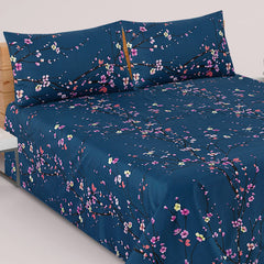 MIDNIGHT OSIS COTTON KING BEDSHEET 3 PCS