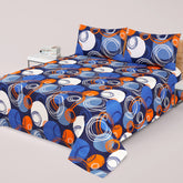 DZ-1041 PREMIUM COTTON KING BEDSHEET 3 PCS