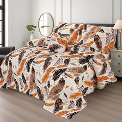 7 Pcs Comforter Set DZ-89 ( light weight filling )