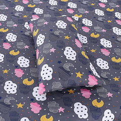 DZ-1025 PREMIUM COTTON KING BEDSHEET 3 PCS