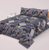 LUI-V PREMIUM PURE COTTON KING BEDSHEET 3 PCS