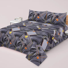 LUI-V PREMIUM PURE COTTON KING BEDSHEET 3 PCS