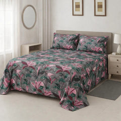 PRINTED PURE COTTON BEDSHEET ASH-4096
