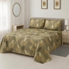 PRINTED PURE COTTON BEDSHEET ASH-4099