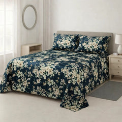 PRINTED PURE COTTON BEDSHEET ASH-5106