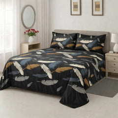 PRINTED PURE COTTON BEDSHEET ASH-4089