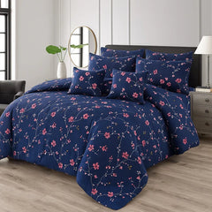7 Pcs Comforter Set Nishat-1023 ( Light Filling)