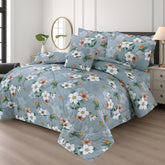 Double Bed 6 pc Winter Razai Set (Heavy Filling) DZ-06