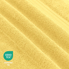 100% COTTON BATH TOWEL YELLOW