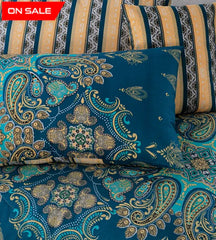 7 Pcs Comforter Set Nishat-1025 ( Light Filling)