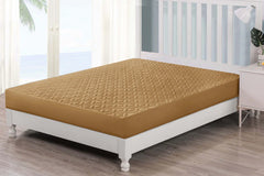 QUILTED WATERPROOF MATTRESS PROTECTOR-GOLDEN