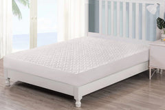 QUILTED WATERPROOF MATTRESS PROTECTOR-WHITE ULTRA SONIC