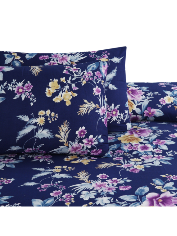 MICR-115 PREMIUM COTTON KING BEDSHEET 3 PCS