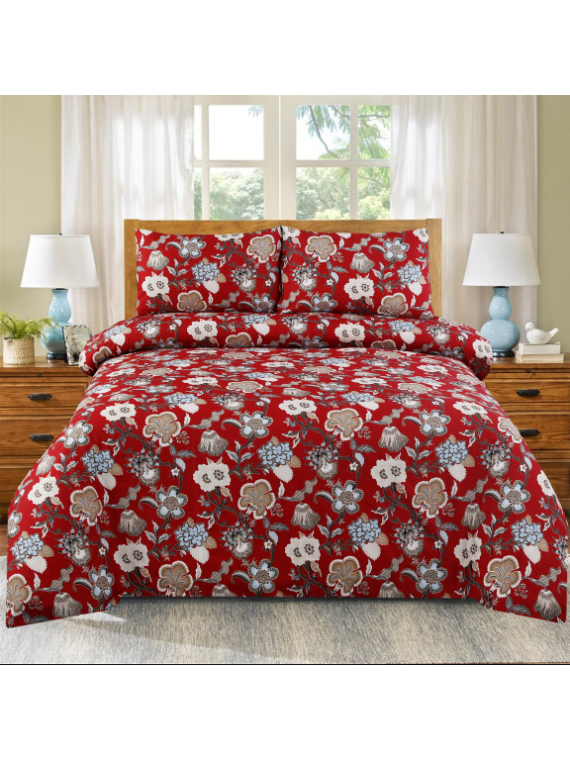 MICR-116 PREMIUM COTTON KING BEDSHEET 3 PCS