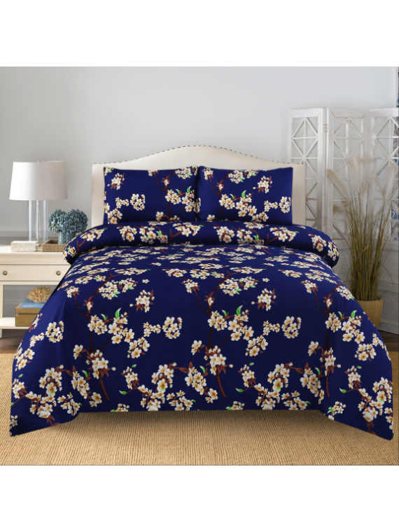 MICR-118 PREMIUM COTTON KING BEDSHEET 3 PCS